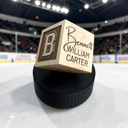 Hockey Baby Block