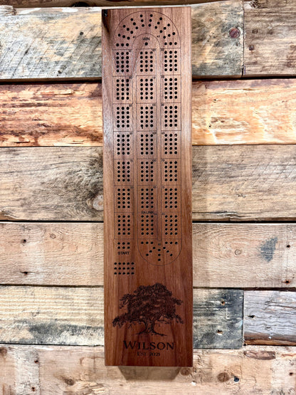 Personalized Cribbage Board