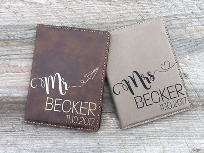 Personalized Passport Holders — Set of 2