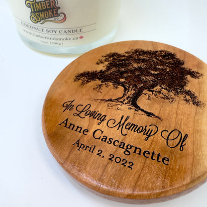 Memorial Candle - Her Roots