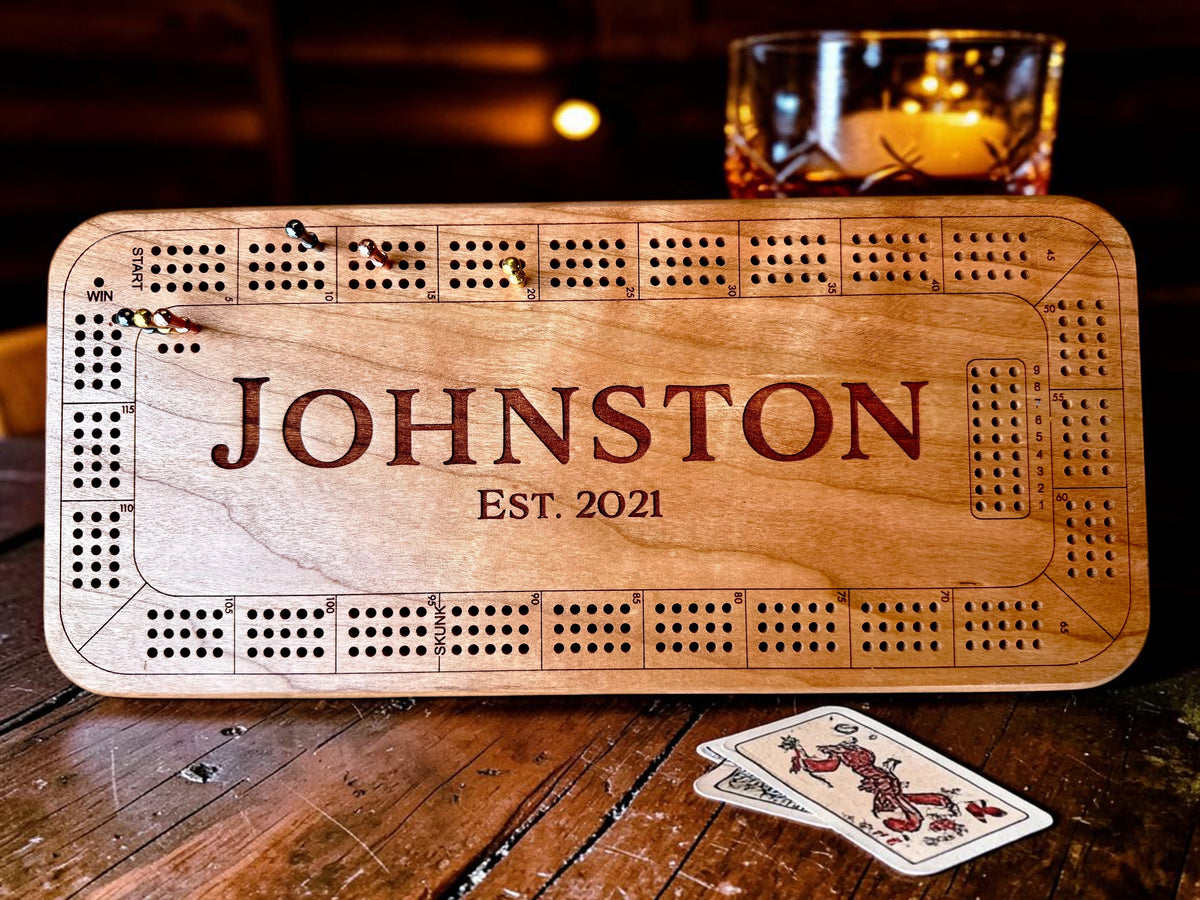 Personalized Cribbage Board