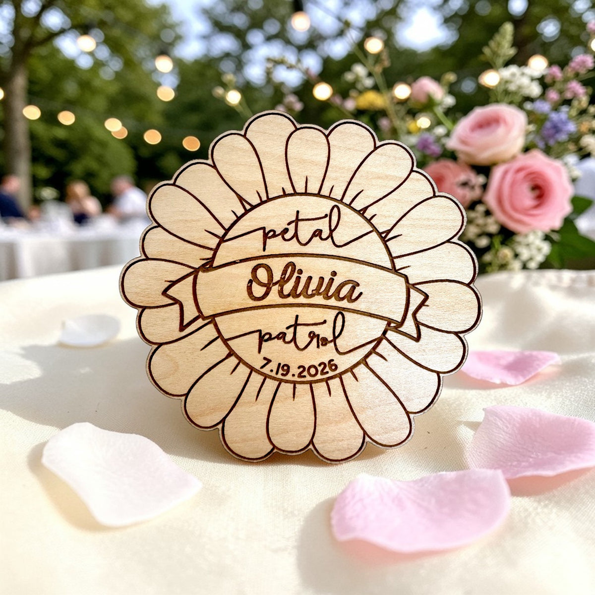 Petal Patrol — Flower Girl Badge