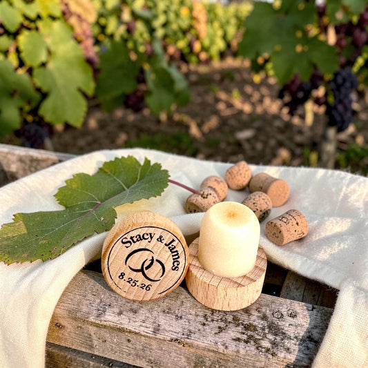Wedding Wine Stopper - Ring Design