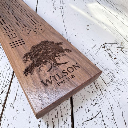 Personalized Cribbage Board