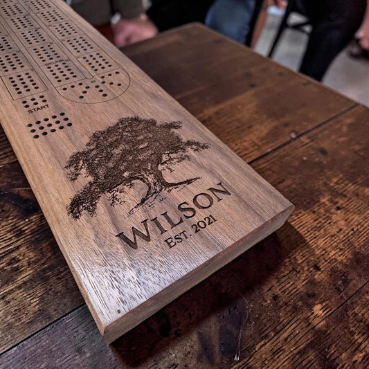 Personalized Cribbage Board