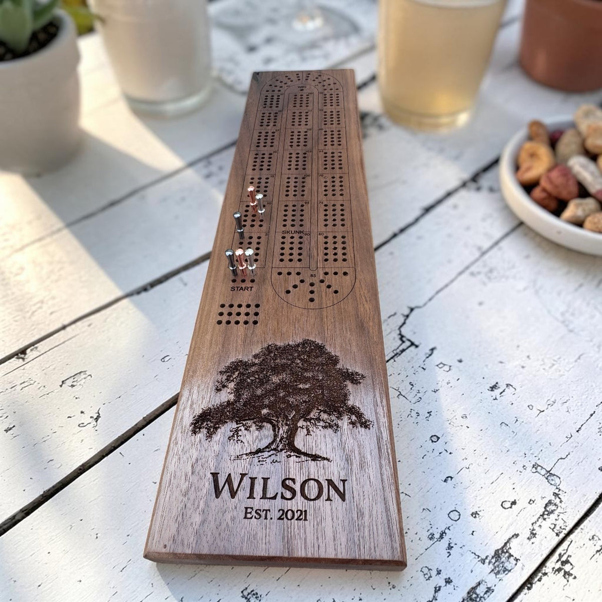 Personalized Cribbage Board