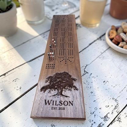 Personalized Cribbage Board